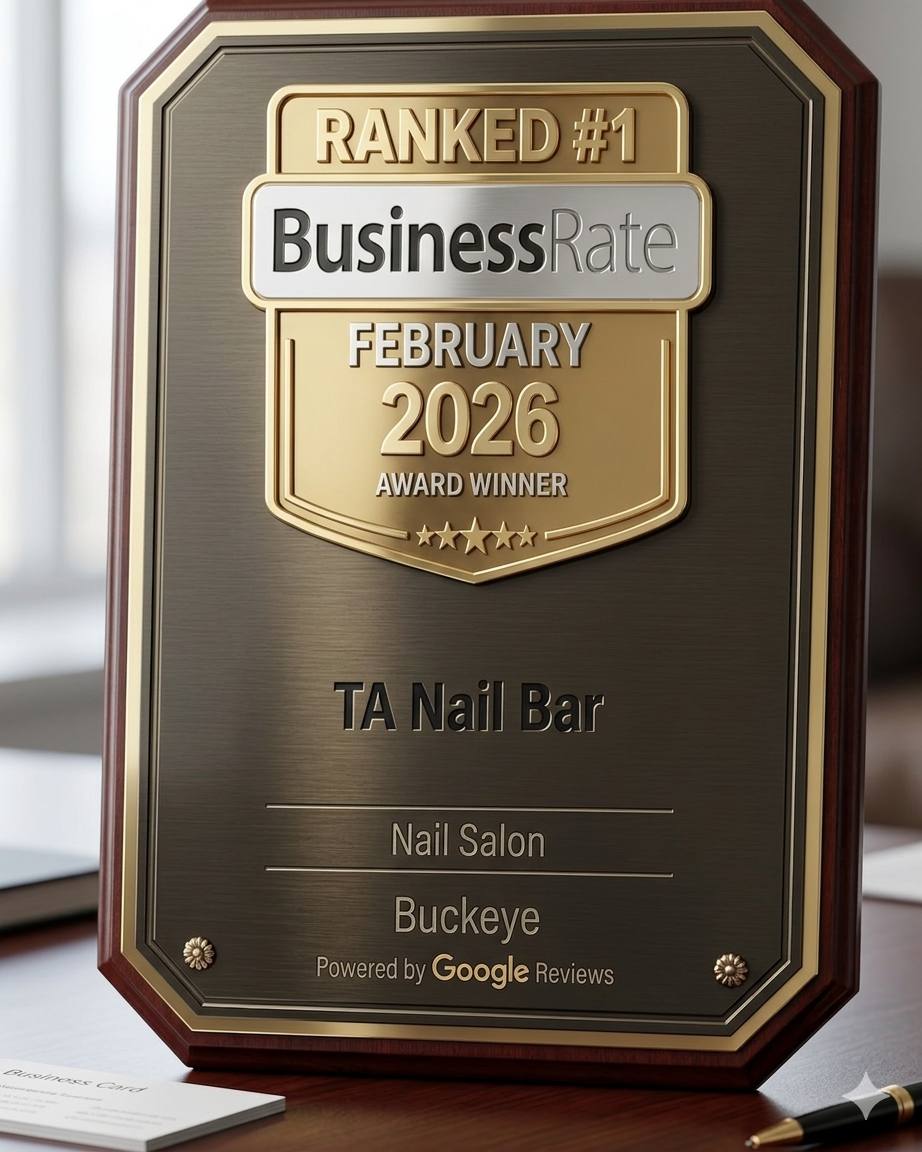 TA Nail Bar Ranked #1 BusinessRate 2026 Award